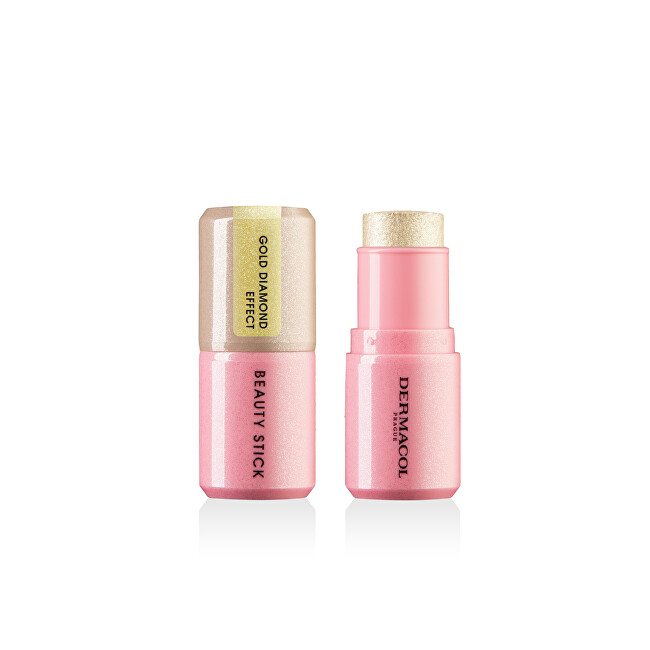 Dermacol Diamond-effect highlighter stick (Beauty Stick) 7 g 1 ROSEGOLD GLOW EFFECT Moterims