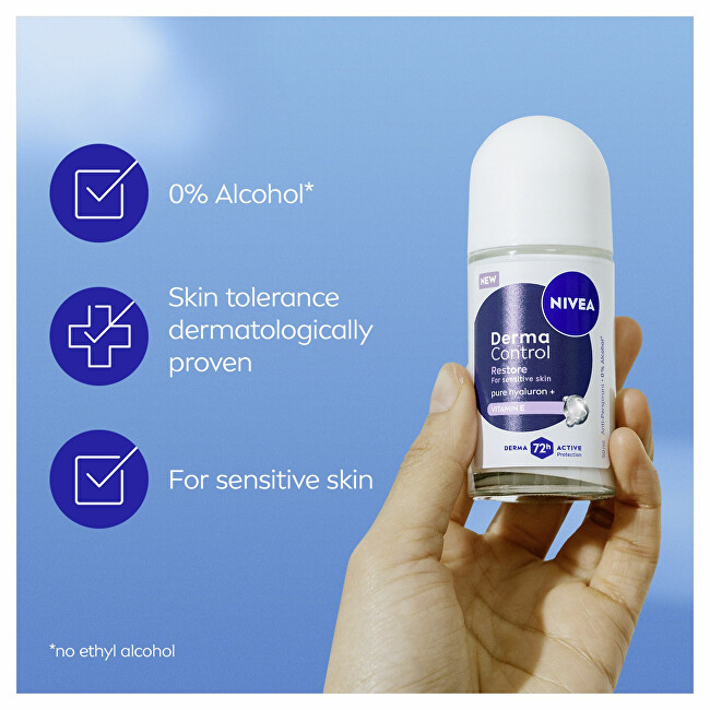 Nivea Derma Control Restore Antiperspirant Roll-On (Antiperspirant) 50 ml 50ml dezodorantas