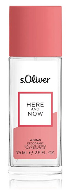 s.Oliver Here & Now For Women - deodorant s rozpra&scaron;ovačem 75ml Moterims