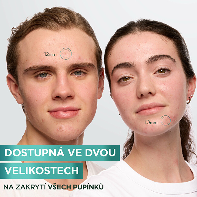 Garnier Hydrocolloid invisible patches with BHA for skin imperfections Pure Active (Pimple Patch) 8 pcs vietinės priežiūros priemonė