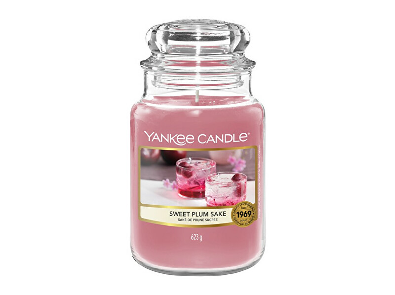 Yankee Candle Aromatic candle Classic large Sweet Plum Sake 623 g Unisex