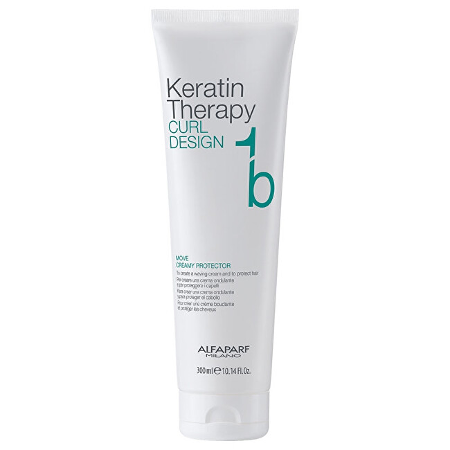 AlfaParf Milano Keratin Therapy cream (Creamy Protector) 300 ml 300ml modeliavimo priemonė
