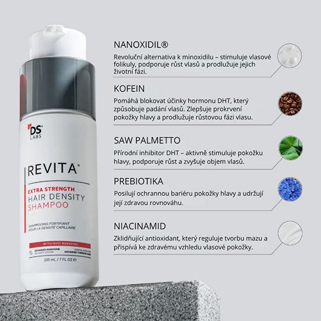 Ds Laboratories Shampoo Extra Strength Hair Density Shampoo 205 ml 205ml &scaron;ampūnas