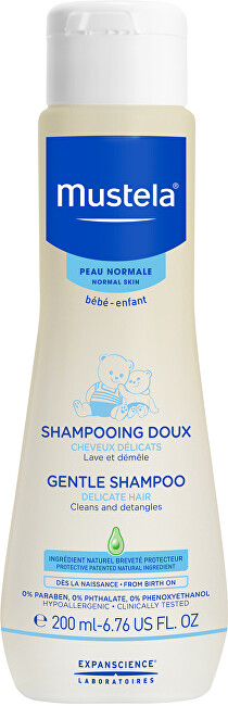 Mustela Dětský jemný šampon (Gentle Shampoo) 200 ml 200ml šampūnas