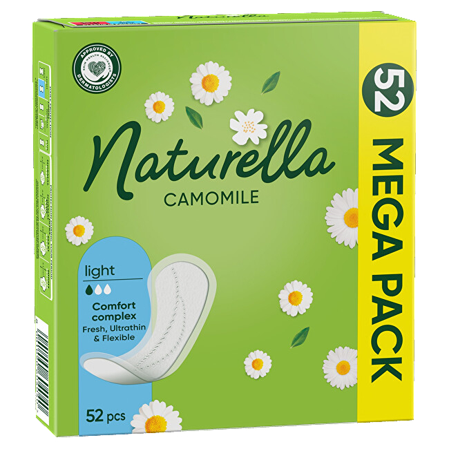 Naturella Panty liners Light Camomile 52 pcs Intymios higienos priemonė