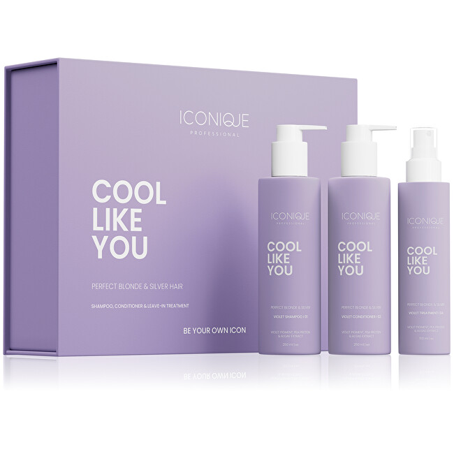 ICONIQUE Professional Cool Like You Cool & Radiant Blonde Gift Set Moterims