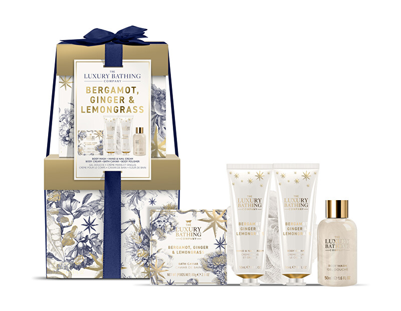 The Luxury Bathing Company Bergamot, Ginger & Lemongrass Mini Body Care Gift Set 5 pcs Unisex