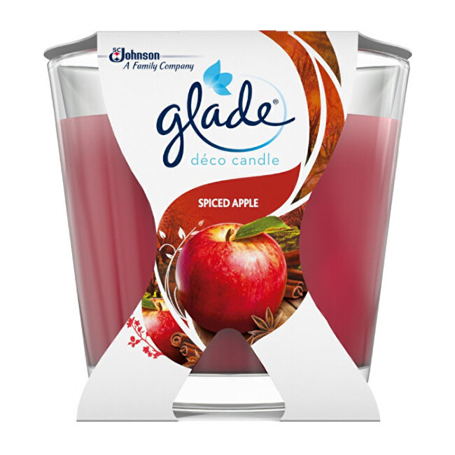 Glade Scented candle Decor Spiced Apple 70 g kvepianti žvakė