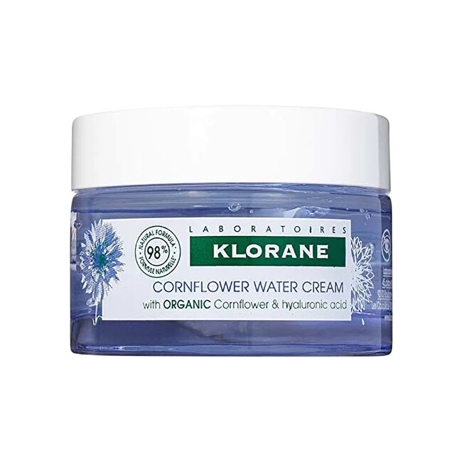 Klorane Hydra face cream with BIO cornflower (Cornflower Water Cream) 50 ml 50ml Moterims