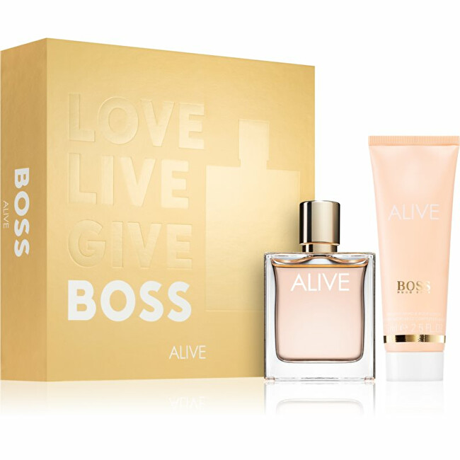 Hugo Boss Boss Alive - EDP ​​50 ml + body lotion 75 ml 50ml Boss Alive - EDP ​​50 ml + body lotion 75 ml Kvepalai Moterims Rinkinys