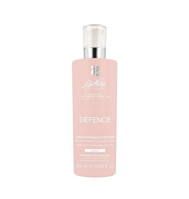 BioNike DEFENCE cleansing cream makeup remover - bottle 400 ml 400ml Moterims