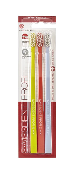 Swissdent Toothbrush Whitening Soft Locarno 2 + 1 FREE Unisex