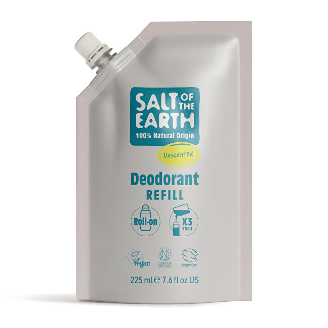 Salt of the earth Natural roll-on deodorant Unscented Deo Refill Dezodorantas Dezodorantas ir antiperspirantas Unisex