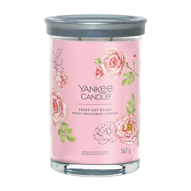 Yankee Candle Aromatic candle Signature tumbler large Fresh Cut Rose s 567 g Unisex