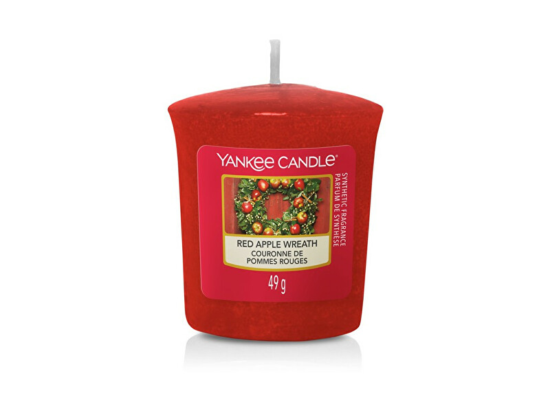 Yankee Candle Aromatic votive candle Red Apple Wreath 49 g Unisex