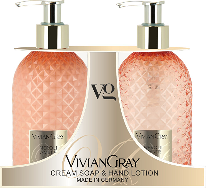 Vivian Gray Neroli & Amber Cosmetic Set (Cream Soap & Hand Lotion) Moterims