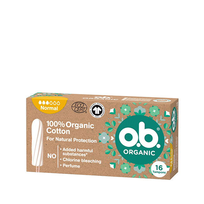 o.b. Organic Normal Tamponas Tamponai moterims Moterims
