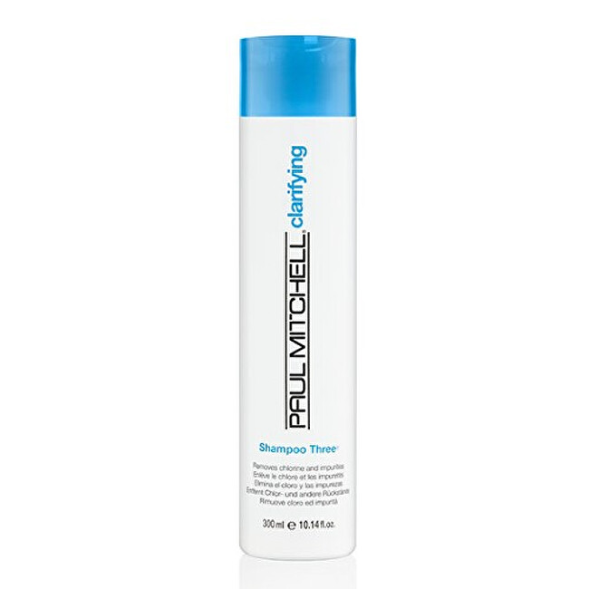 Paul Mitchell Clarifying shampoo for sun- and chlorine-stressed hair (Shampoo Three Removes Chlorine And Impurities ) 75ml &scaron;ampūnas