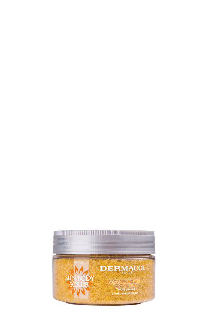 Dermacol Body peeling with coconut oil Sun (Body Scrub) 200 g sveikatos apsaugai