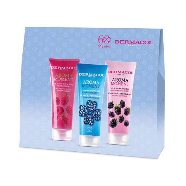 Dermacol Aroma Moment Wild Fruit Set - D&aacute;rkov&aacute; sada Vonios ir du&scaron;o priemonė Moterims