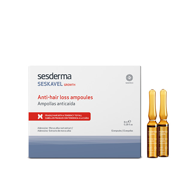 Sesderma Intensive (Anti- Hair Loss Ampoules) Growth (Anti- Hair Loss Ampoules) 12 x 8 ml 8ml Unisex