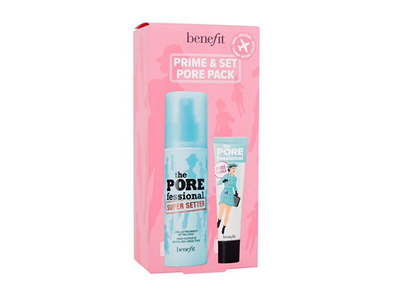 Benefit Prime and Set Pore Pack decorative cosmetics gift set makiažo fiksatorius