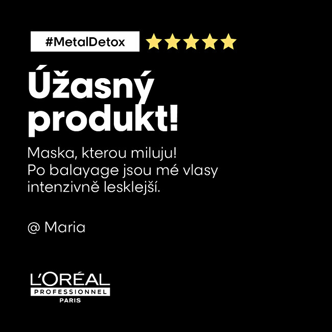 L&acute;Or&eacute;al Professionnel Mask for colored and damaged hair, for hair shine, long-lasting color, rich texture Serie Expert Met 250ml atstatomoji plaukų priežiūros priemonė
