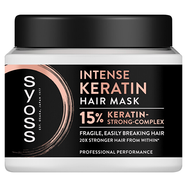 Syoss Intense Keratin Hair Mask Plaukų &scaron;ampūnas Moterims