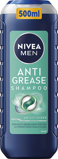 Nivea Shampoo with sage for oily hair Men (Anti Grease Shampoo) 500 ml Vyrams