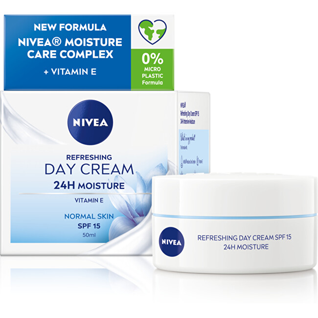 Nivea Softening day cream for normal skin SPF 15 (Refreshing Day Cream) 50 ml 50ml Moterims