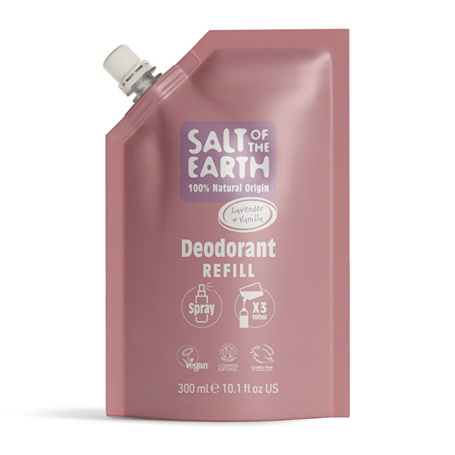 Salt of the earth Lavender & Vanilla Deodorant Spray Refill Dezodorantas Dezodorantas ir antiperspirantas Unisex