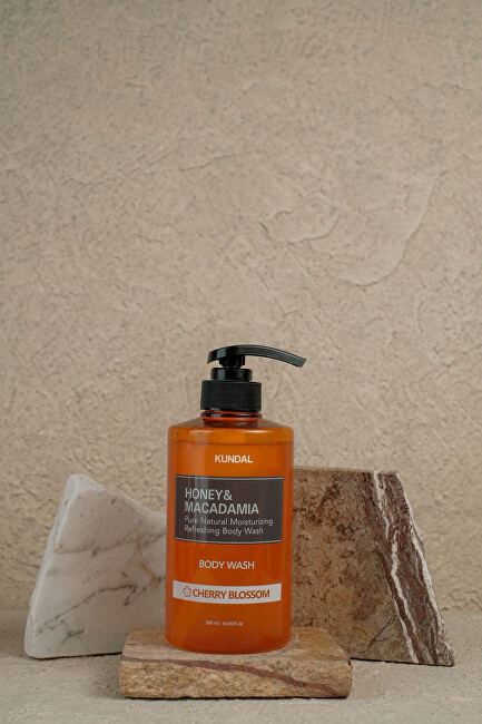 KUNDAL Shower gel Honey & Macadamia Cherry Blossom (Body Wash) 500 ml 500ml Moterims