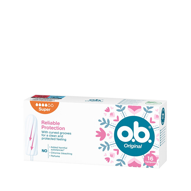 o.b. Original Super tampons 16 pcs Intymios higienos priemonė