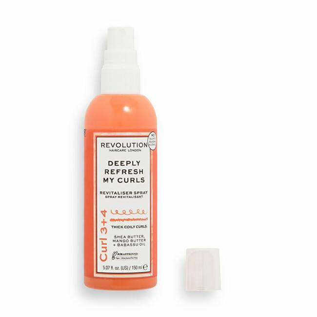 Revolution Haircare Revolution Haircare, Deeply Refresh My Curls Revitalizer Spray, Hair Care nenuplaunama plaukų priežiūros priemonė