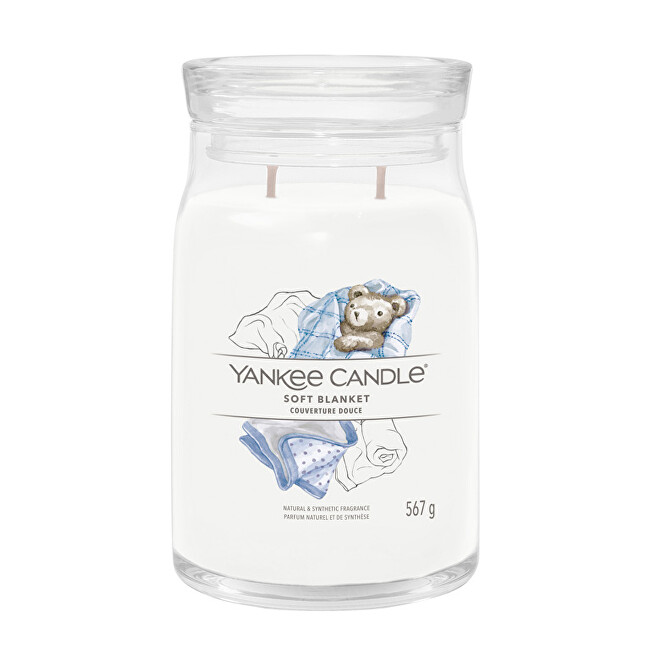 Yankee Candle Aromatic candle Signature glass large Soft Blanket 567 g Unisex