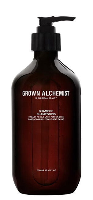 Grown Alchemist Shampoo Damask Rose, Black Pepper, Sage (Shampoo) 500ml Moterims