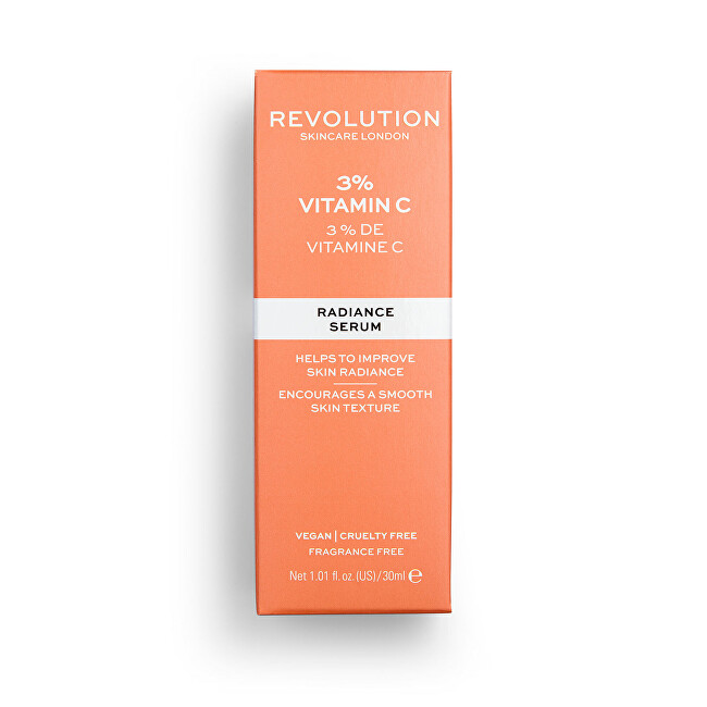 Revolution Skincare Anti-wrinkle skin serum 3% Vitamin C Scincare (Radiance Serum) 30 ml 30ml vietinės priežiūros priemonė