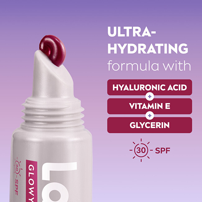 Labello Lip Balm SPF 30 Glowy Lips Berry 10 ml 10ml lūpų balzamas