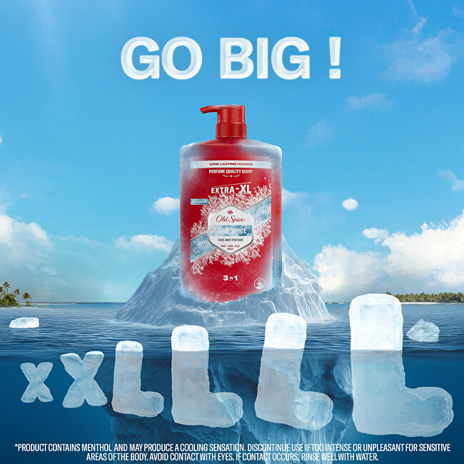 Old Spice Cold Spice Body, Hair, Face Wash Shower Gel 400ml &scaron;ampūnas