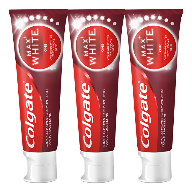 Colgate Whitening toothpaste Max White One 3 x 75 ml 75ml dantų balinimui