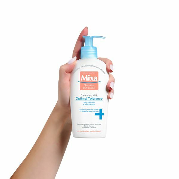 Mixa Cosmetic milk for sensitive skin 200 ml 200ml makiažo valiklis