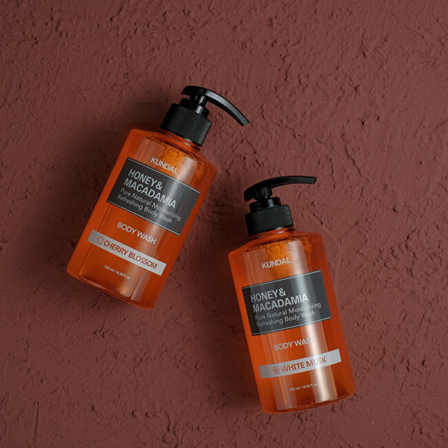 KUNDAL Shower gel Honey & Macadamia Cherry Blossom (Body Wash) 500 ml 500ml Moterims