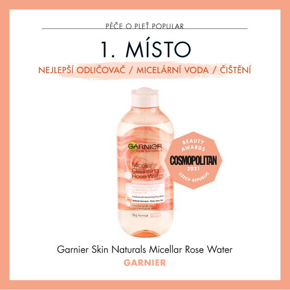 Garnier Micellar water with rose water Skin Natura l s (Micellar Clean sing Rose Water) 700ml makiažo valiklis