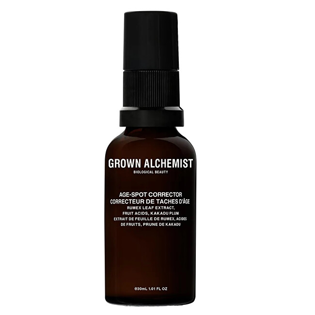 Grown Alchemist Serum against pigment spots Rumex Leaf Extract, Fruit Acids, Kakadu Plum (Age-Spot Corrector) 30 ml 30ml Moterims