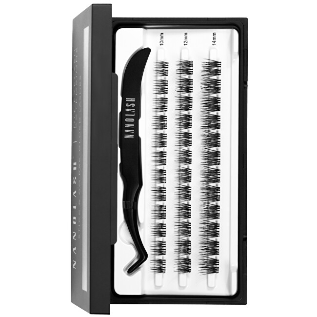 Nanolash Self-adhesive clumping eyelashes Heartbreaker Long 36 pcs blakstienų tu&scaron;as