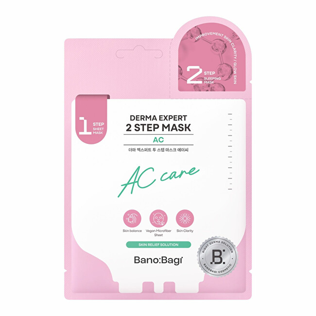 BANOBAGI Two-phase mask for problematic skin Derma Expert AC (2 Step Mask) 25+2 g Moterims