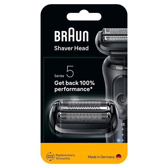 Braun Replacement head 54b Silver for Series 5 skustuvo galvutė
