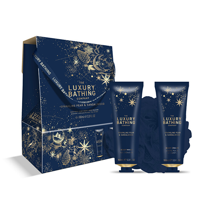 Grace Cole Body care gift set in a gift box Pear & Sandalwood 3 pcs Vonios ir du&scaron;o priemonė Moterims