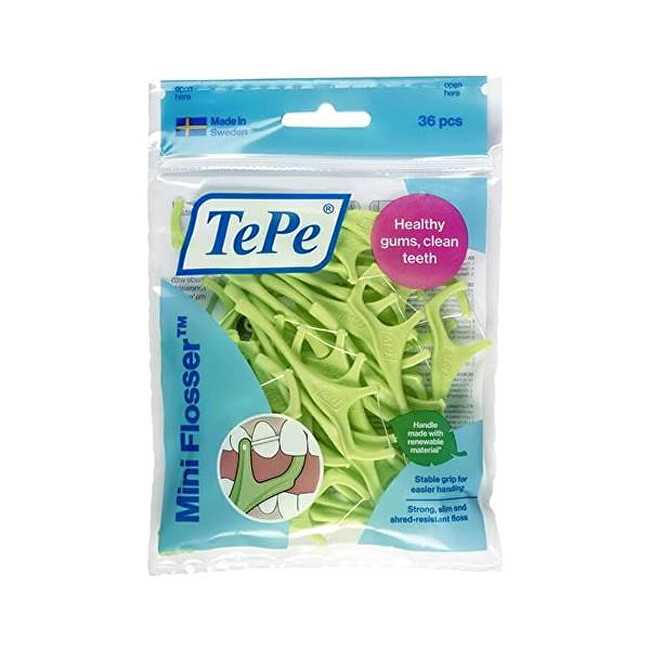TePe Dental toothpicks with floss Mini Flosser 36 pcs Unisex