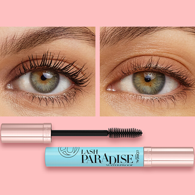 L&acute;Or&eacute;al Paris Waterproof Mascara Paradise (Extatic Mascara) 6.4 ml Black blakstienų tu&scaron;as